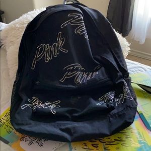 Victoria secret Pink bling black backpack